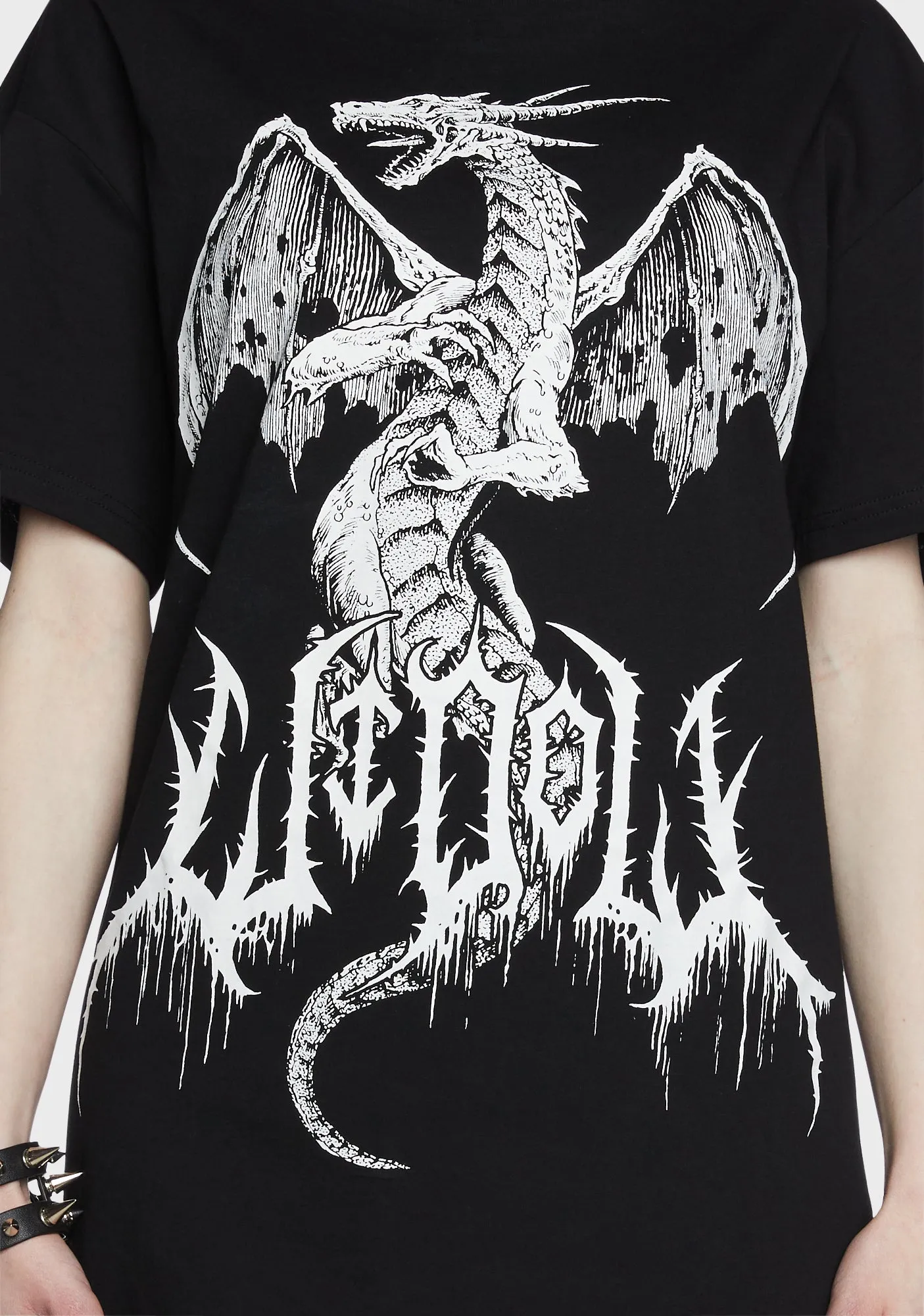 Dragon Tamer Graphic Tee sold by Dolls Kill product image thumbnail 2