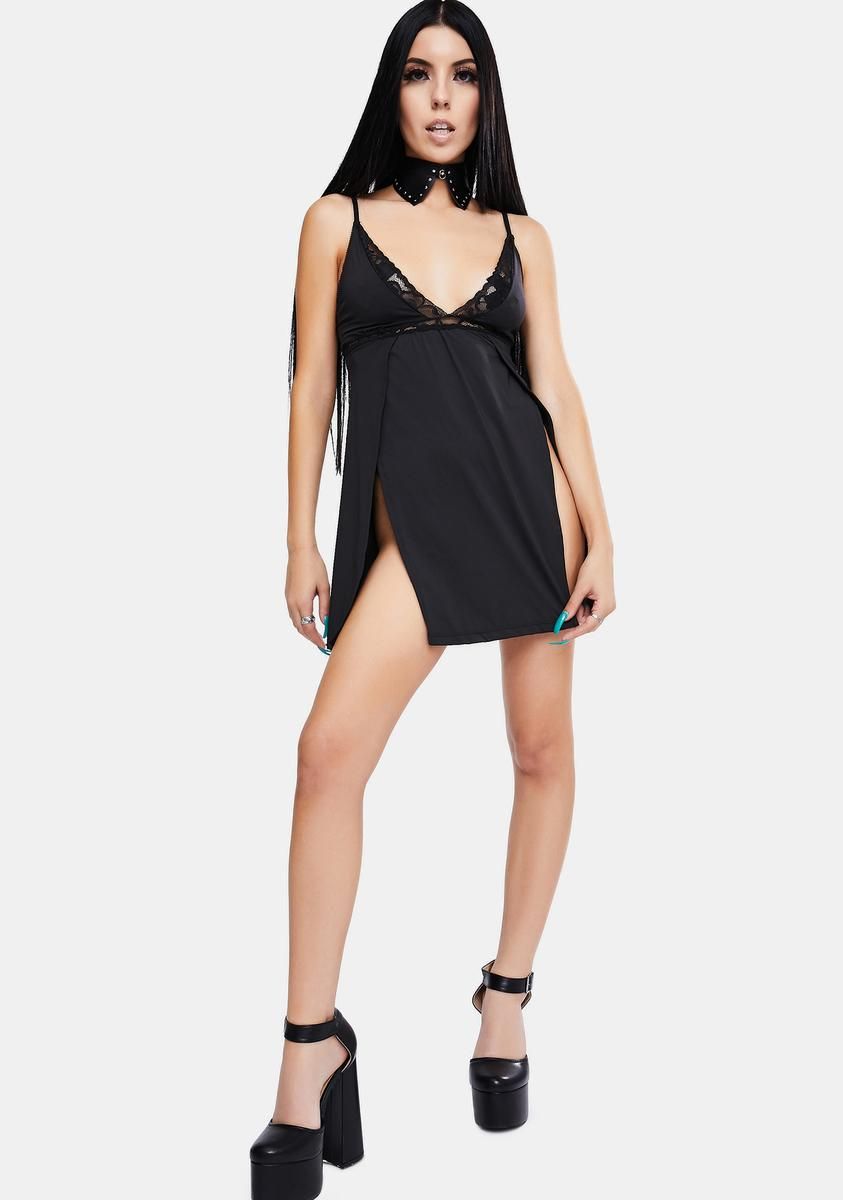 Forbidden Romance Babydoll Chemise Set sold by Dolls Kill product image thumbnail 3