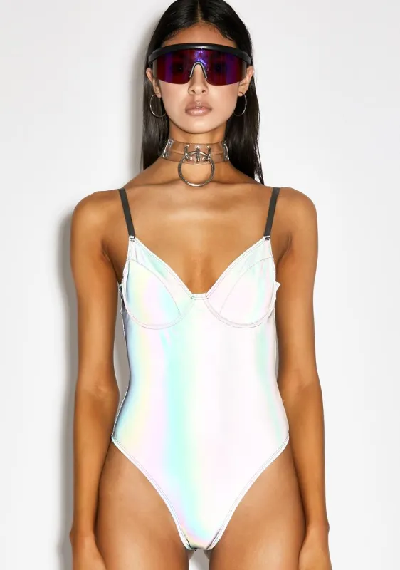 Rave Energy Reflective Bodysuit sold by Dolls Kill