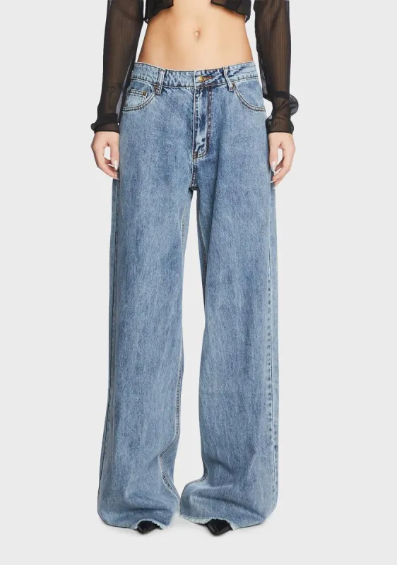 Eivissa Baggy Jeans sold by Dolls Kill