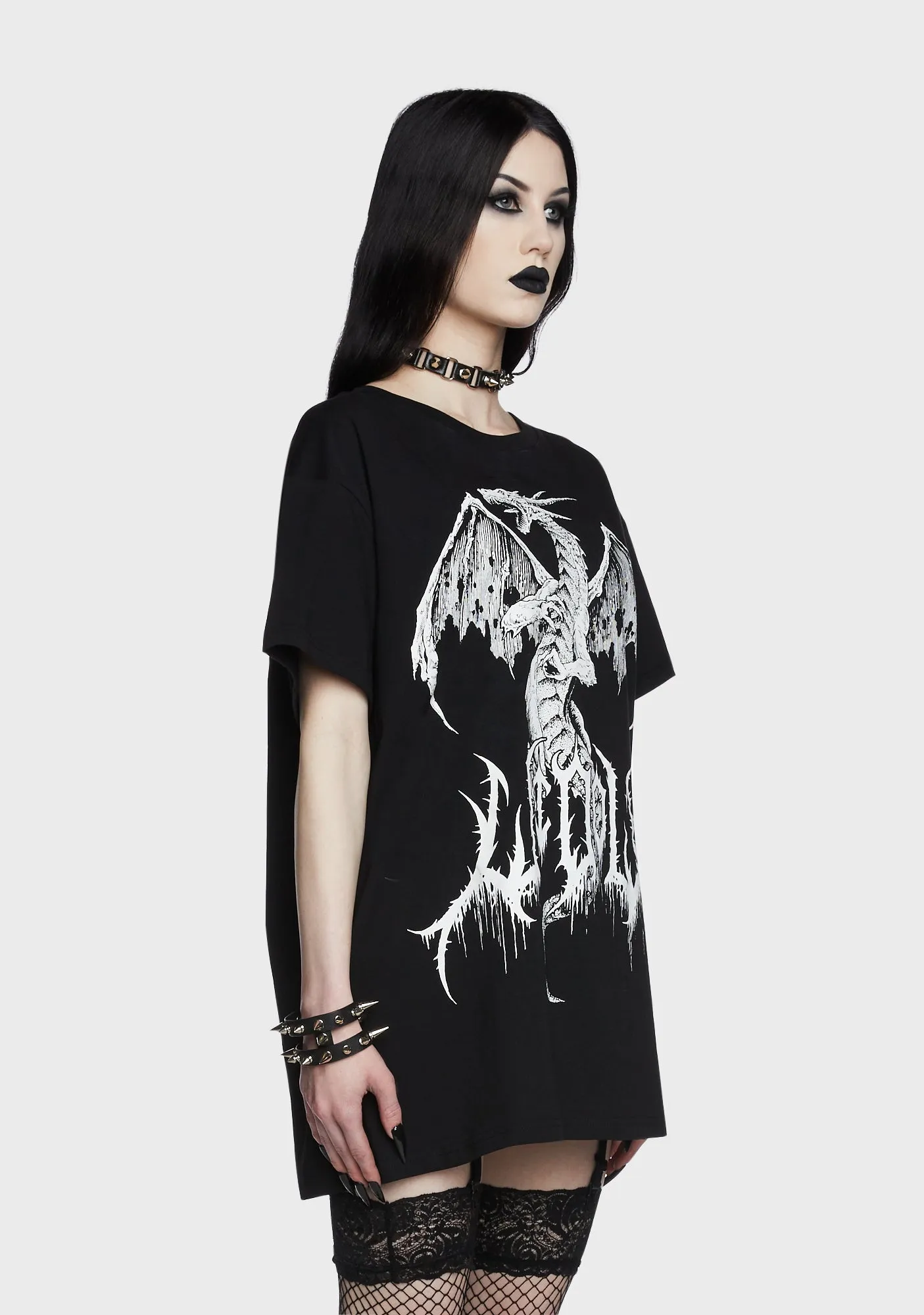 Dragon Tamer Graphic Tee sold by Dolls Kill product image thumbnail 4