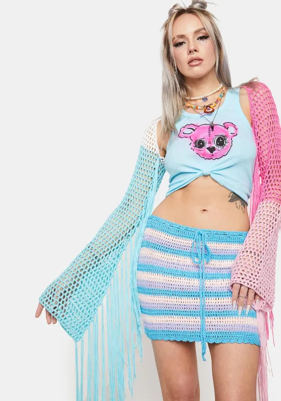 Look And See Crochet Shrug sold by Dolls Kill