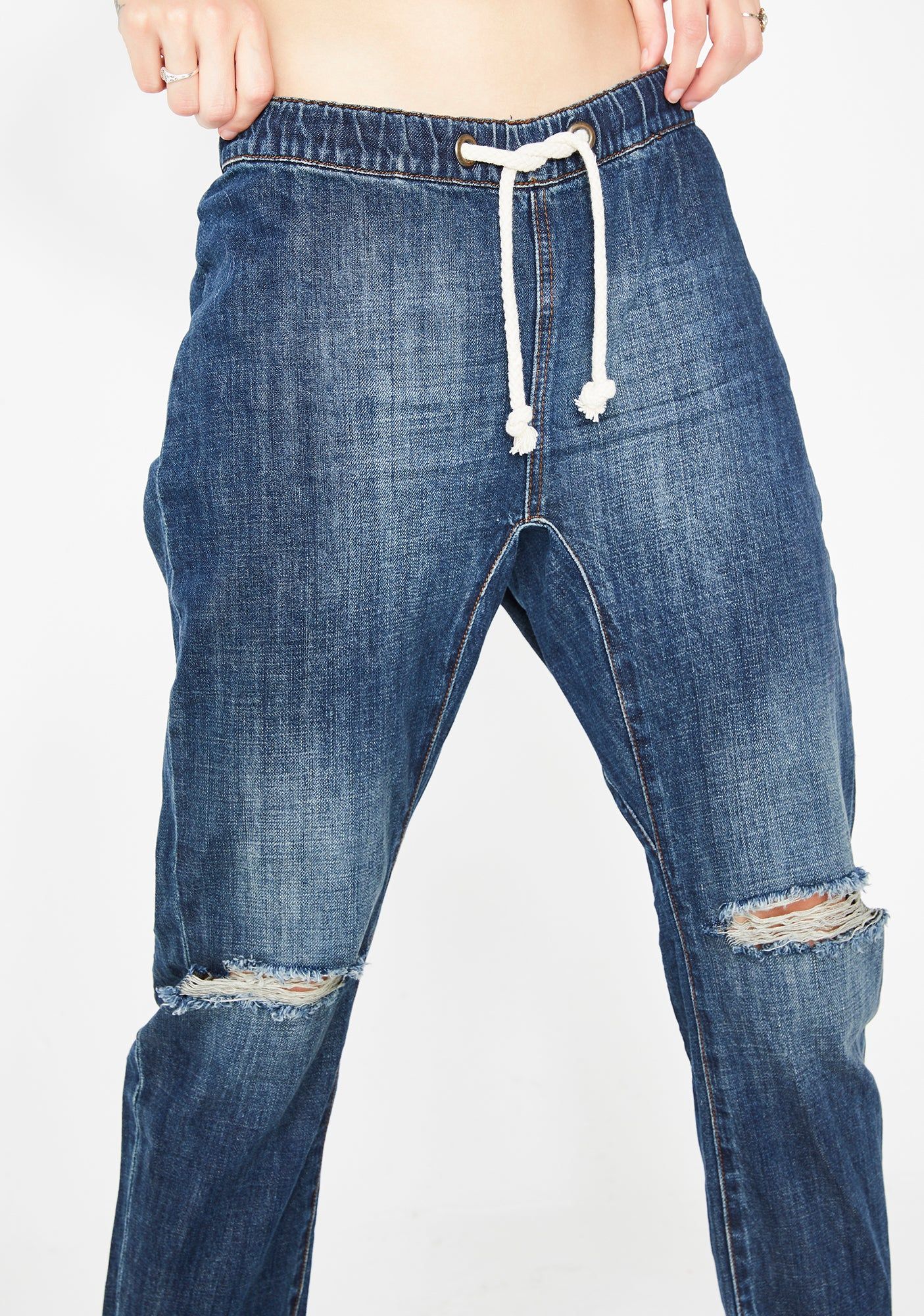 Cowboy Shabbies Drawstring Joggers sold by Dolls Kill product image thumbnail 3