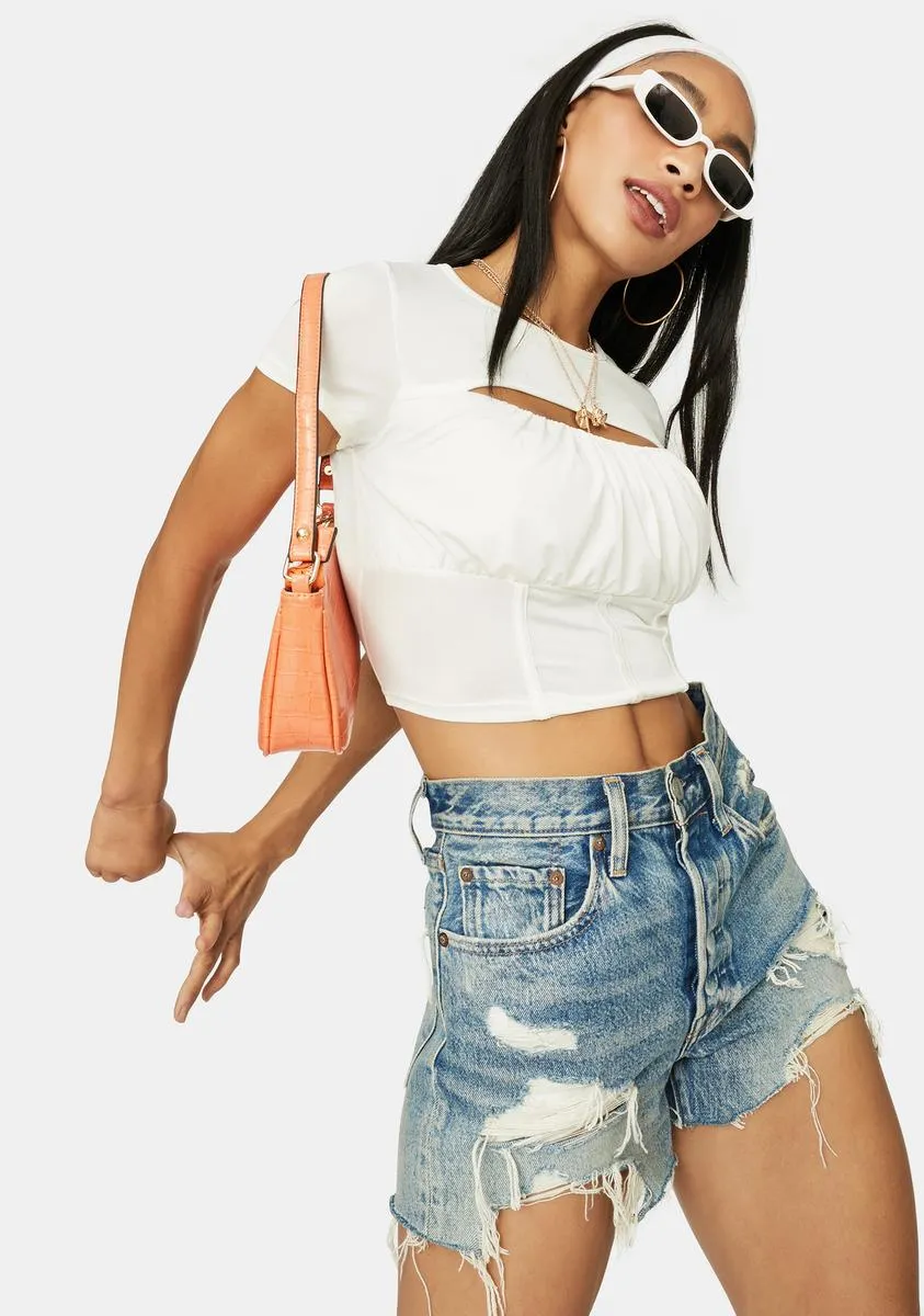 Call Ya Later Corset Bra Crop Top sold by Dolls Kill product image thumbnail 2