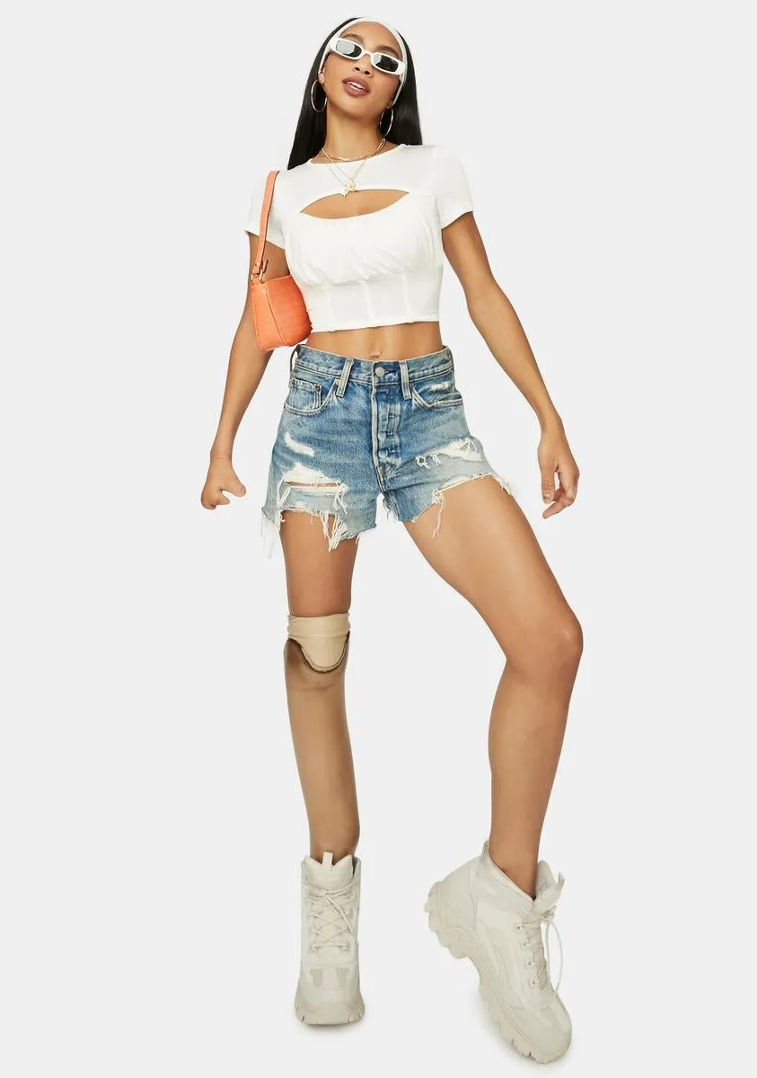 Call Ya Later Corset Bra Crop Top sold by Dolls Kill product image thumbnail 3