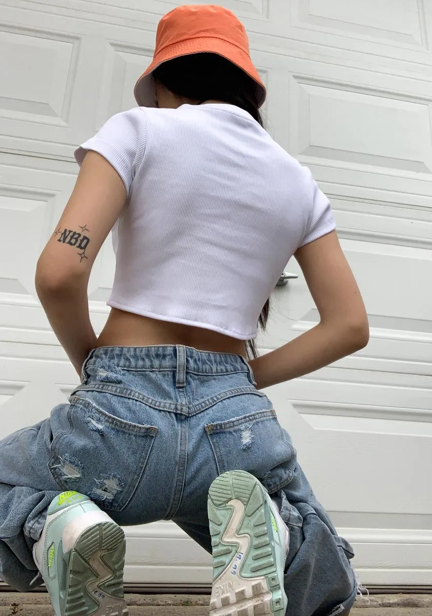 Clone Ribbed Crop Top sold by Dolls Kill product image thumbnail 4