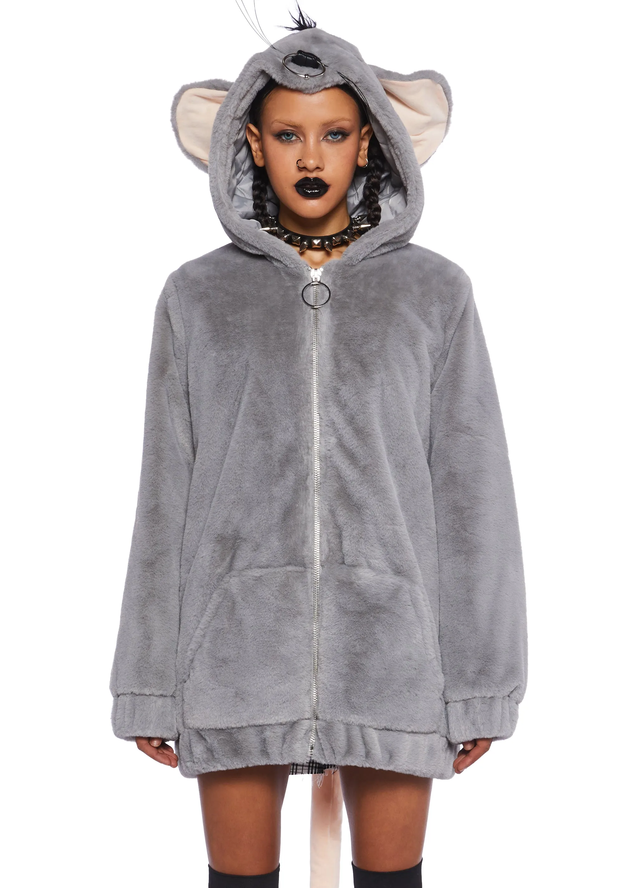 Gnaw On This Zip-Up Jacket sold by Dolls Kill