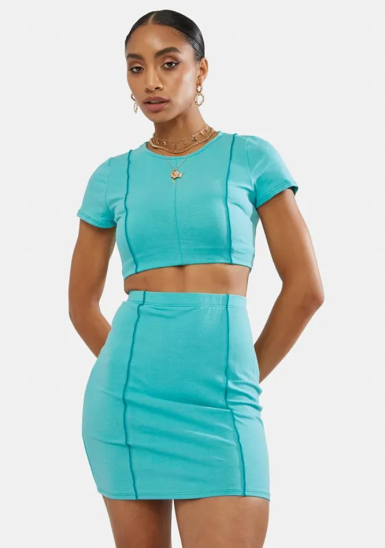 Follow The Signs Top & Skirt Set sold by Dolls Kill