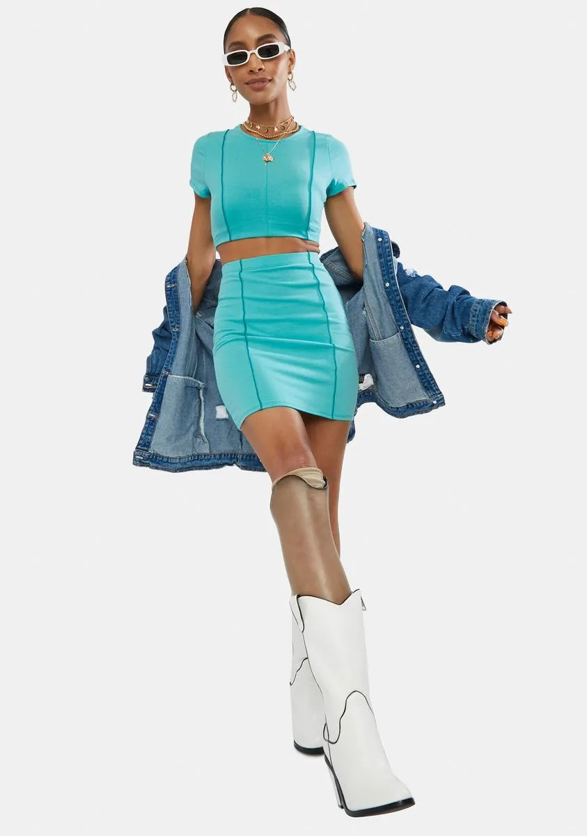 Follow The Signs Top & Skirt Set sold by Dolls Kill product image thumbnail 3