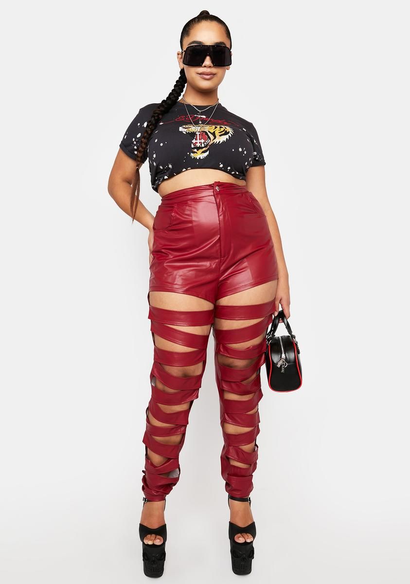Plus Fire Dripping In Finesse Pants sold by Dolls Kill product image thumbnail 2
