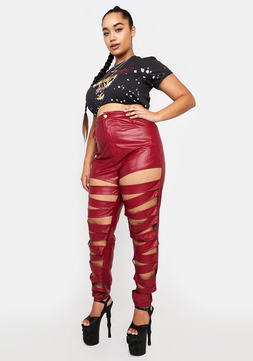 Plus Fire Dripping In Finesse Pants sold by Dolls Kill product image thumbnail 3