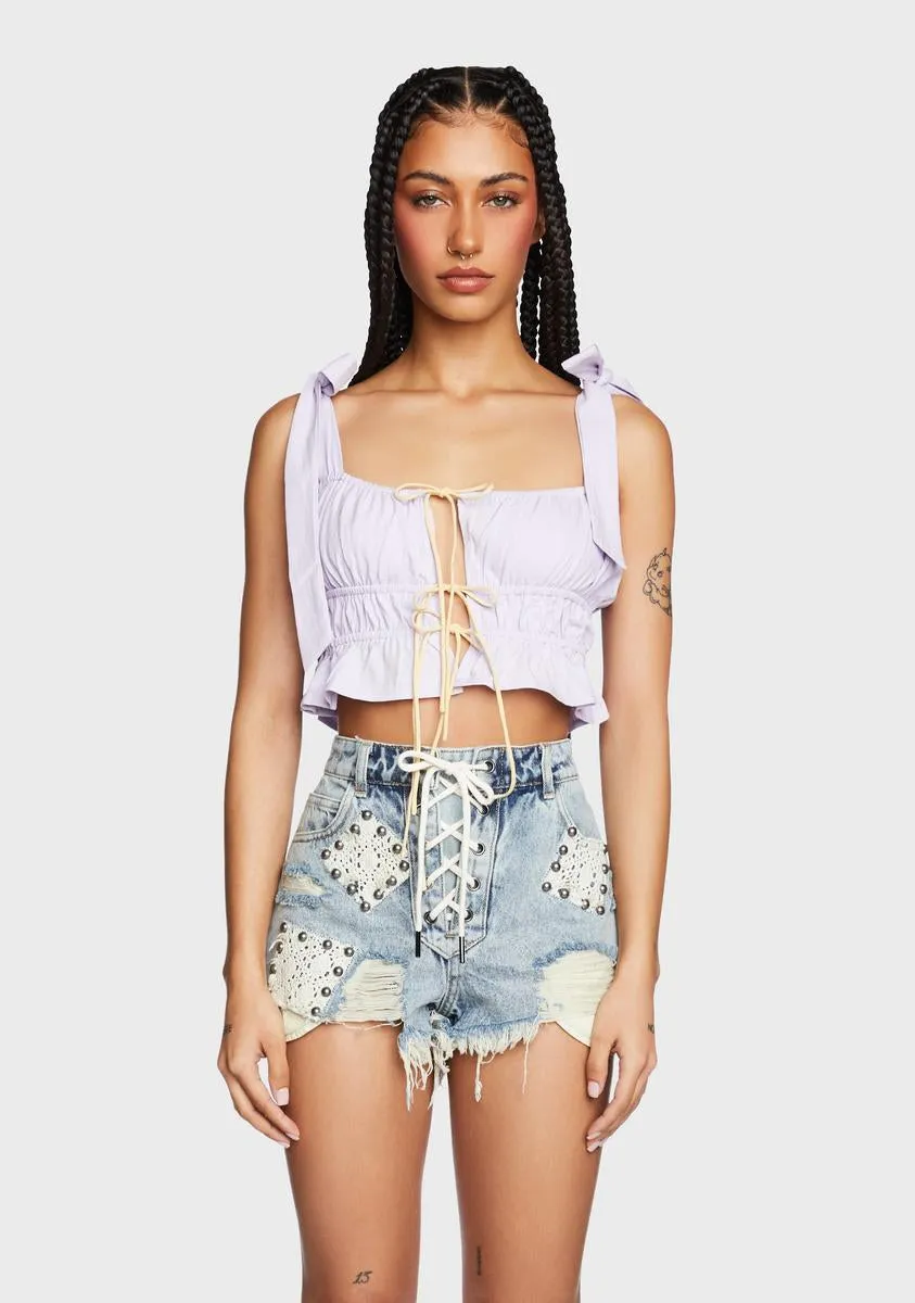 Day Trip Crop Top sold by Dolls Kill