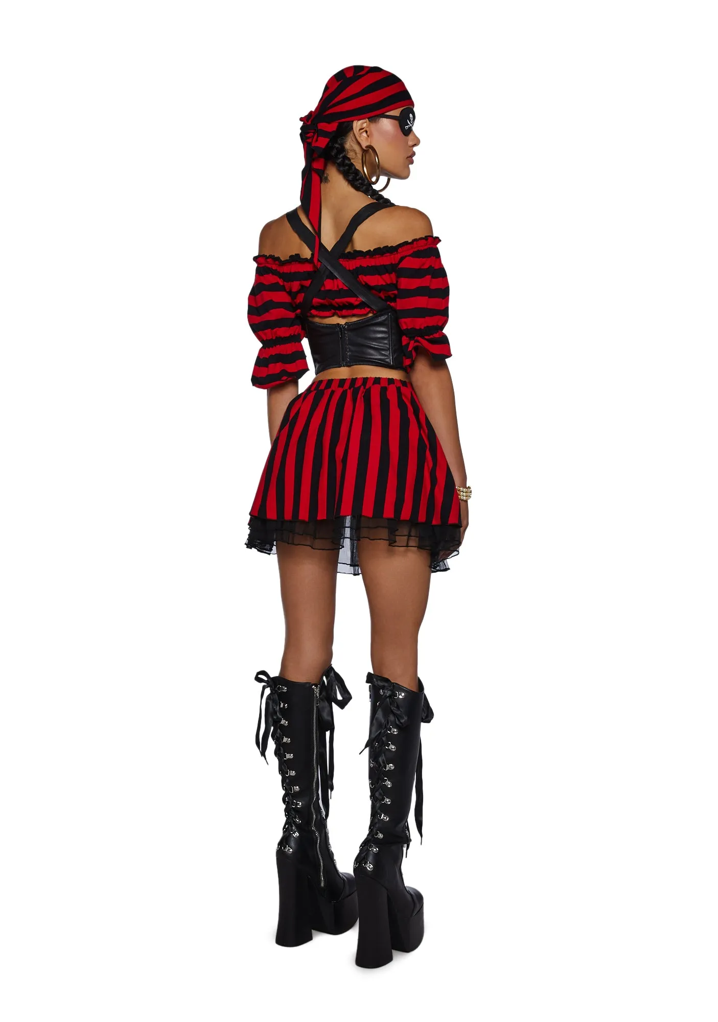 Shiver Me Timbers Pirate Costume sold by Dolls Kill product image thumbnail 4