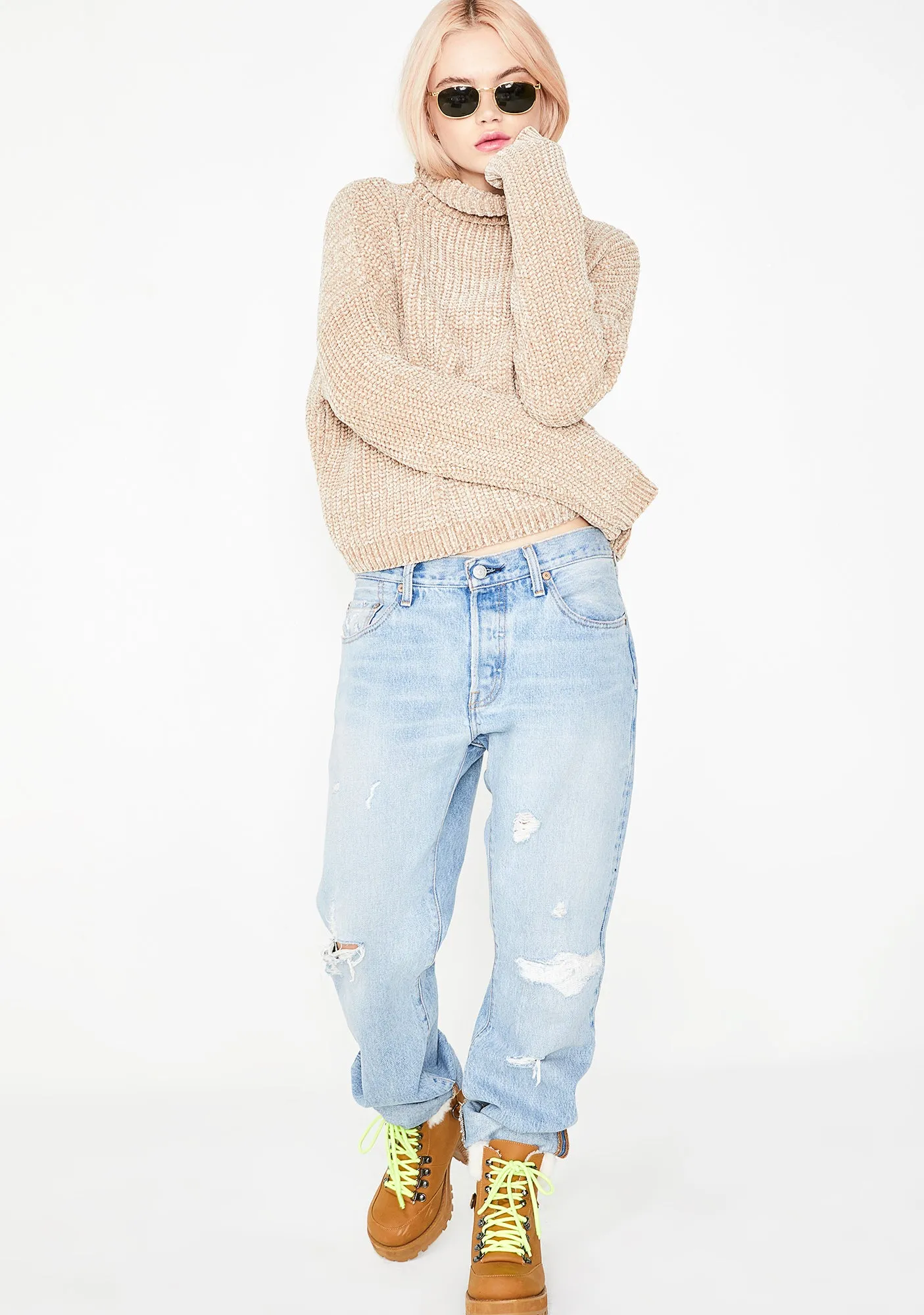 Mocha Knit Sweater sold by Dolls Kill product image thumbnail 5