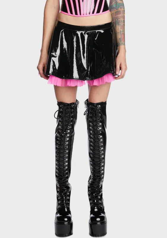 In Your Nightmares Mini Skirt sold by Dolls Kill
