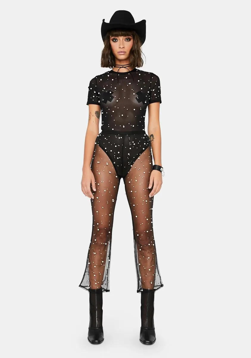 Next Level Glam Pearl Bodysuit sold by Dolls Kill product image thumbnail 3