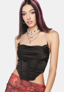 Nox Stylized Chic Corset Top sold by Dolls Kill