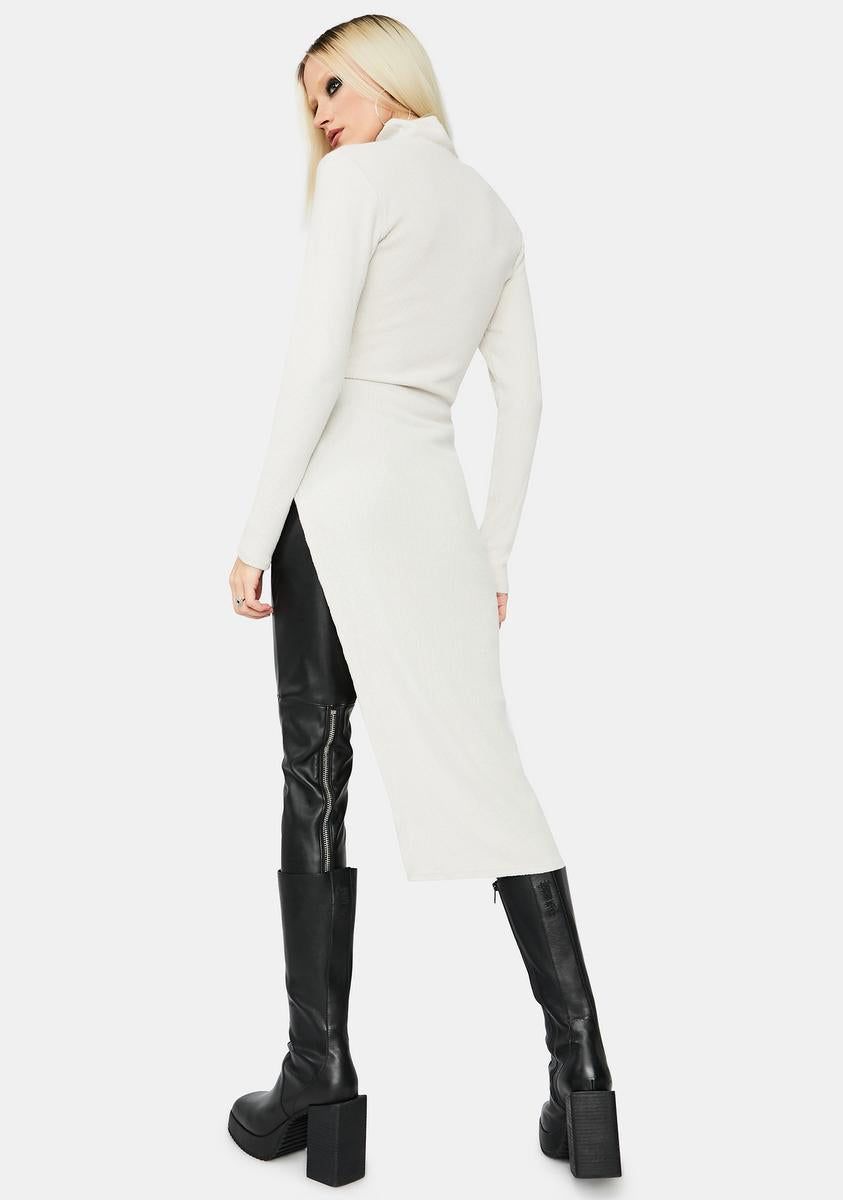 Sly Life Turtleneck Mid Length Sweater sold by Dolls Kill product image thumbnail 4