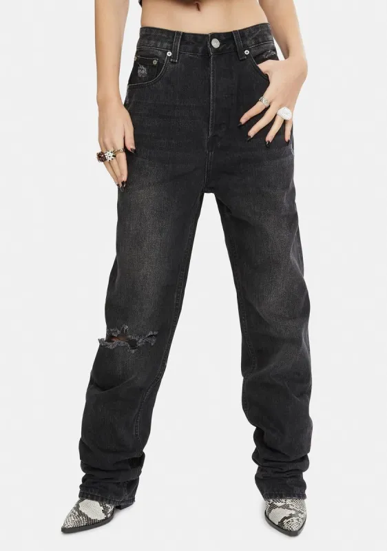 Ashes To Ashes Straight Up Jeans sold by Dolls Kill