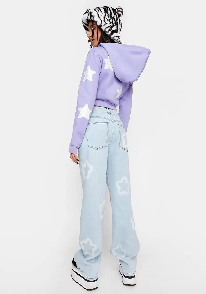 Starry Eyed Light Wash Jeans sold by Dolls Kill product image thumbnail 4