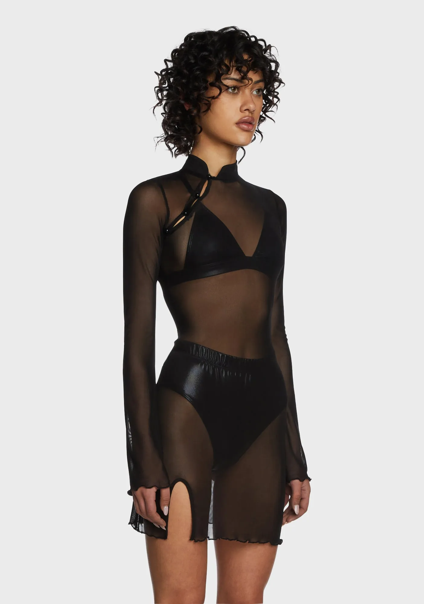 Elusive Maiden Mini Dress sold by Dolls Kill product image thumbnail 3