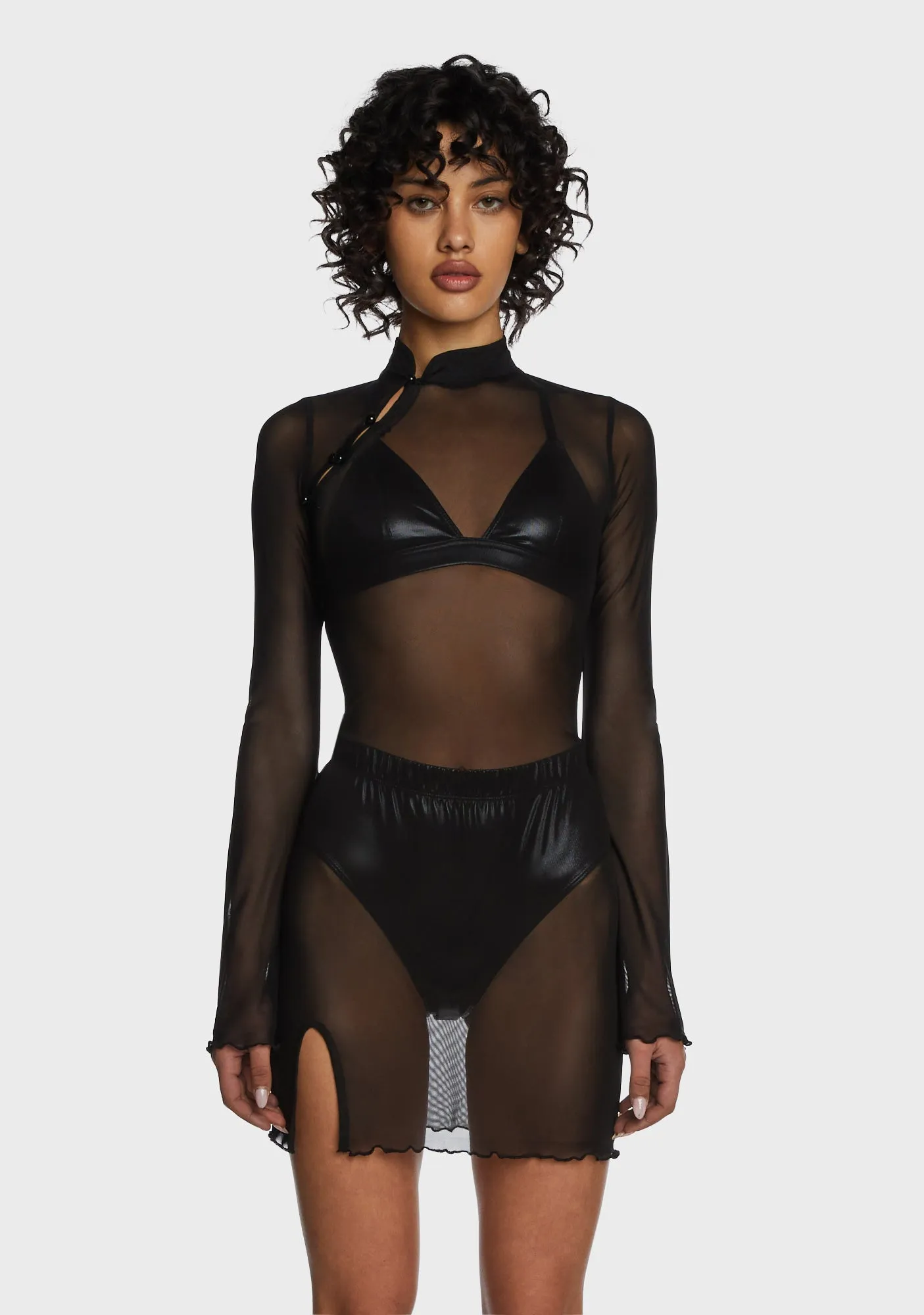 Elusive Maiden Mini Dress sold by Dolls Kill