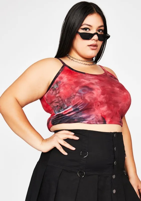 Marbled Memories Tie Dye Cami sold by Dolls Kill