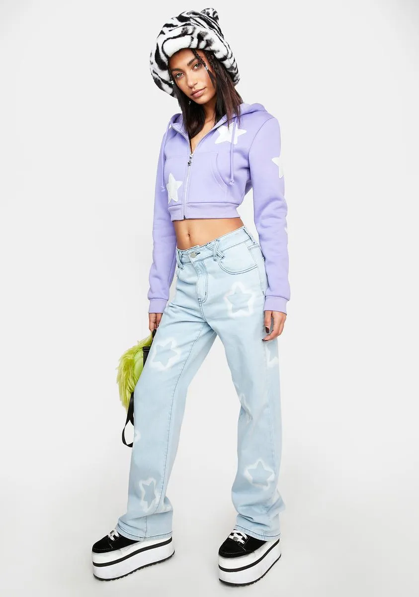 Starry Eyed Light Wash Jeans sold by Dolls Kill product image thumbnail 3