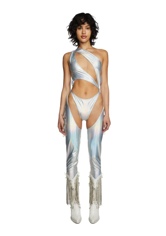 Prism Moonwalk Cut-Out Catsuit sold by Dolls Kill