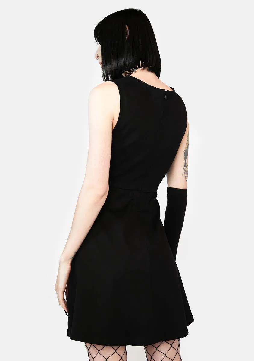 Laced Bodice Goth Pinafore Dress sold by Dolls Kill product image thumbnail 4