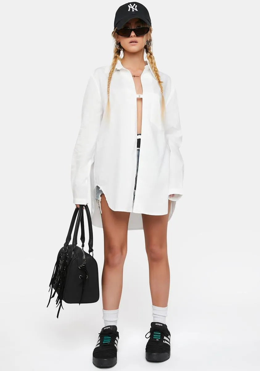 White Gianni Shirt sold by Dolls Kill product image thumbnail 2