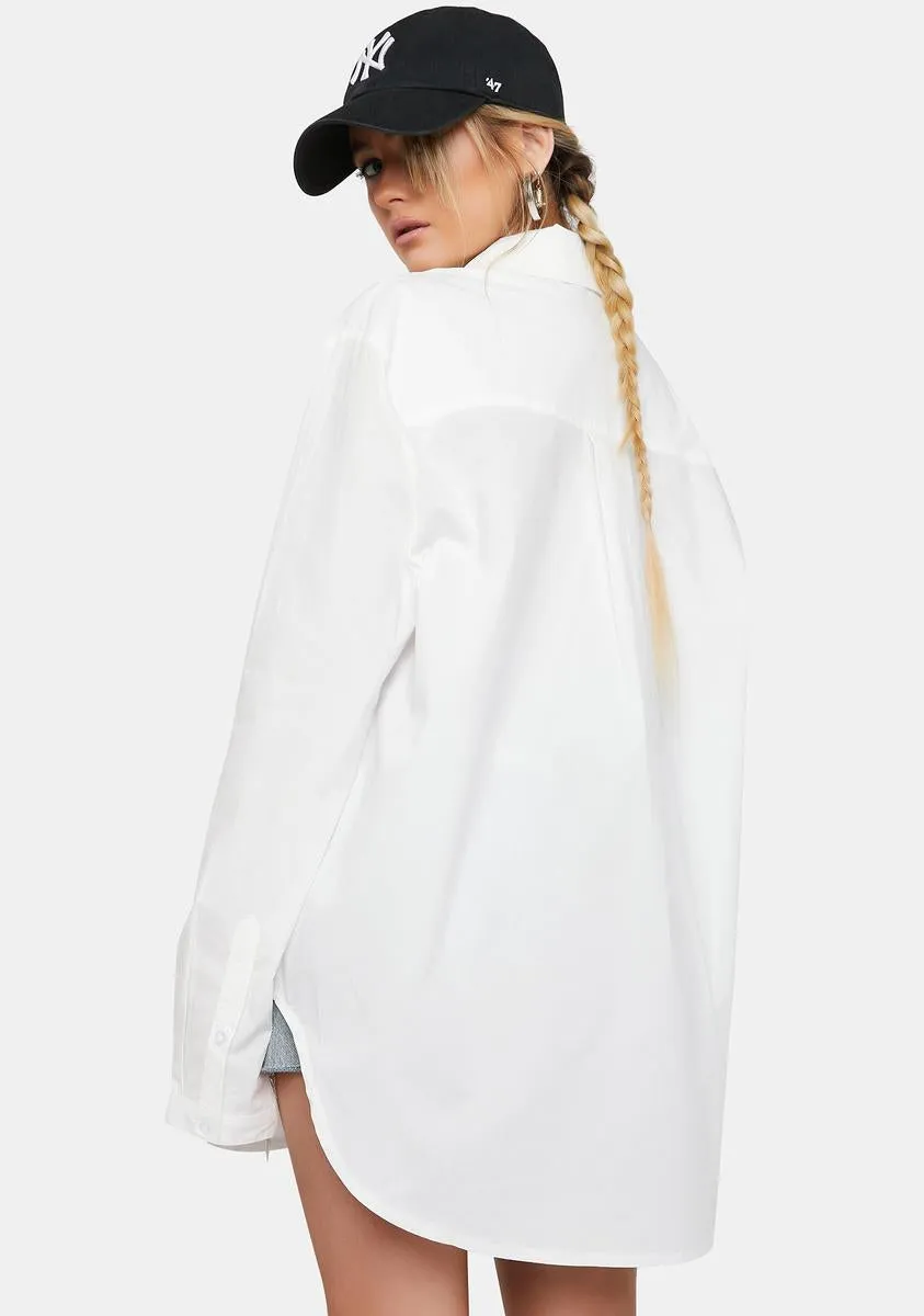 White Gianni Shirt sold by Dolls Kill product image thumbnail 4