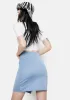 Chain Tie Lake Blue Skirt sold by Dolls Kill