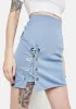 Chain Tie Lake Blue Skirt sold by Dolls Kill