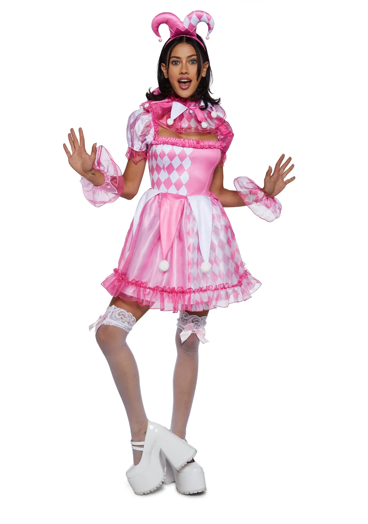 Pinwheel Fantasy Jester Costume sold by Dolls Kill product image thumbnail 2
