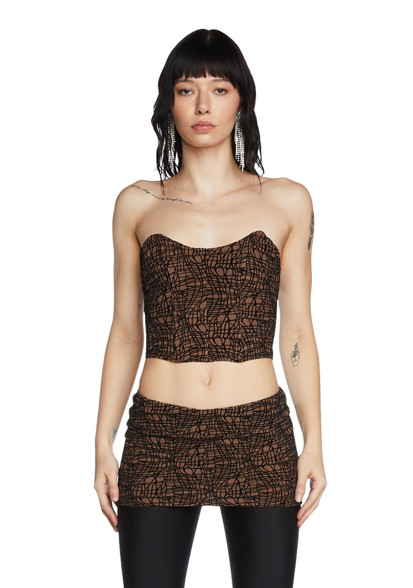 Future Seeker Skirt Set sold by Dolls Kill