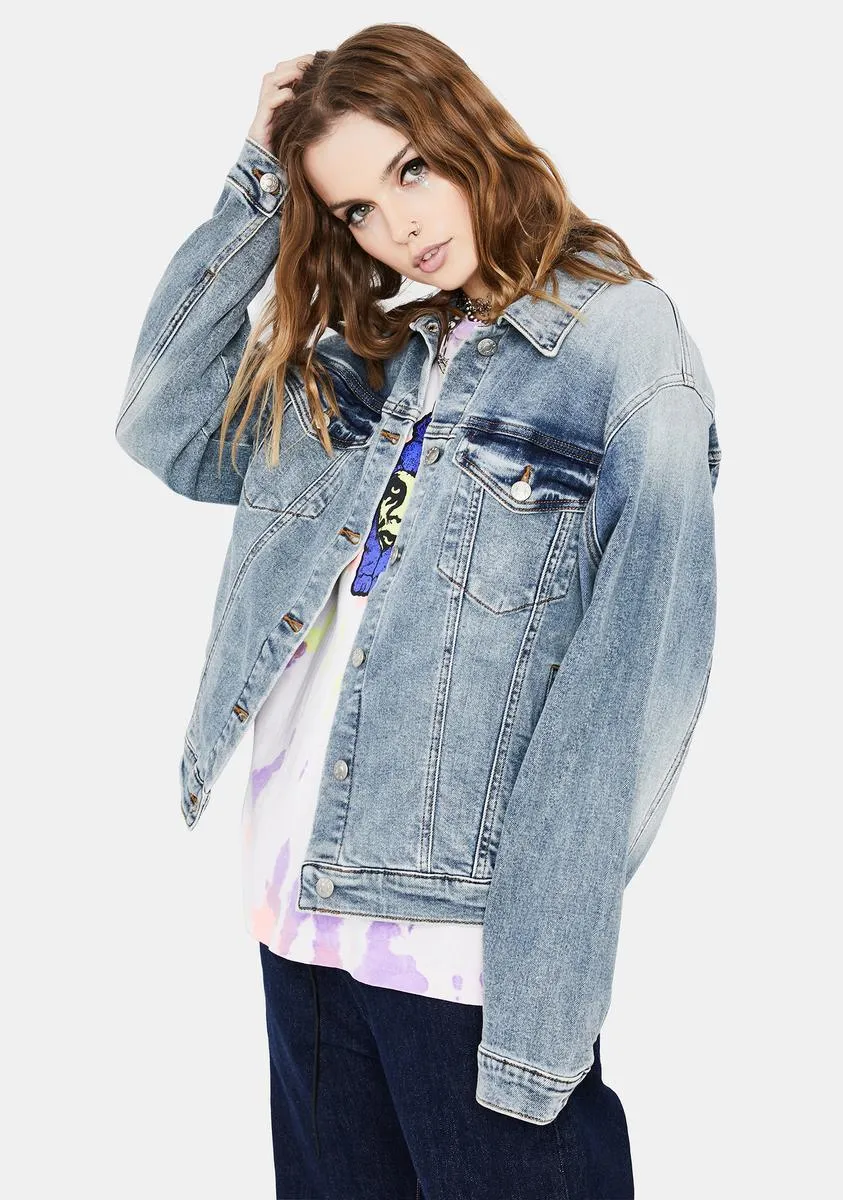 Ex Boyfriend Denim Jacket sold by Dolls Kill product image thumbnail 2