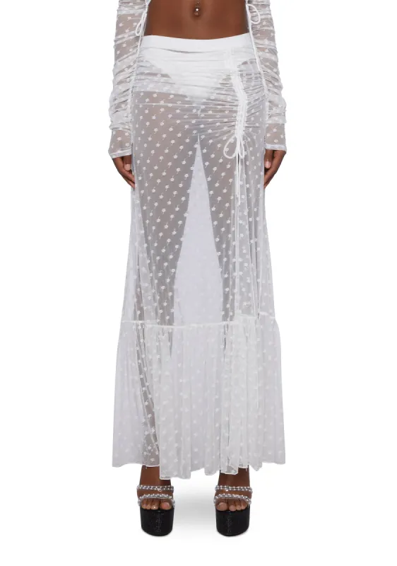 Garden Symphony Maxi Skirt sold by Dolls Kill