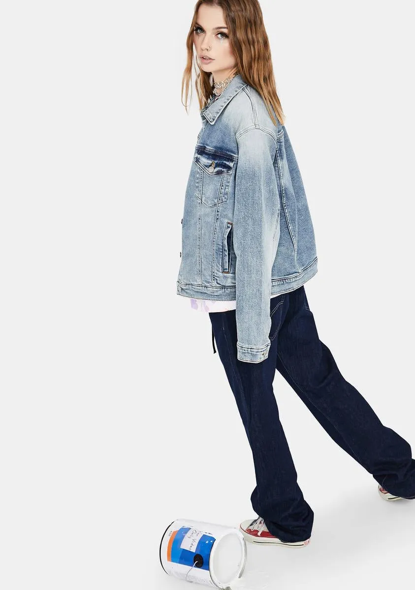 Ex Boyfriend Denim Jacket sold by Dolls Kill product image thumbnail 4