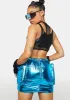Cool Unstoppable Now Puffer Mini Skirt sold by Dolls Kill