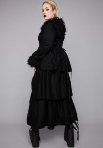 Plus Give Them Grief Duster Coat sold by Dolls Kill