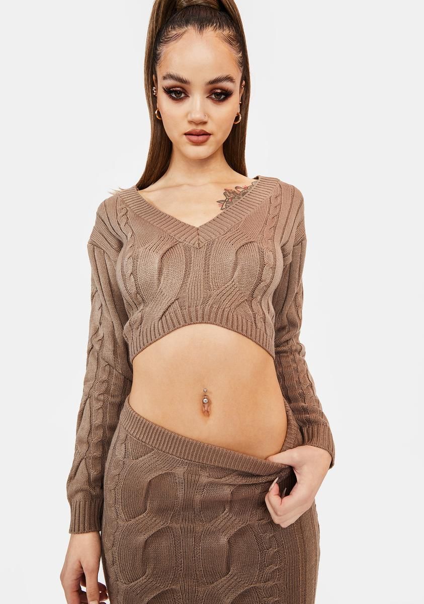 Signed And Delivered Knit Skirt Set sold by Dolls Kill product image thumbnail 3