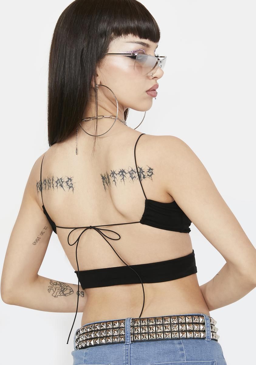 Dark Pull Me In Cut Out Top sold by Dolls Kill product image thumbnail 4