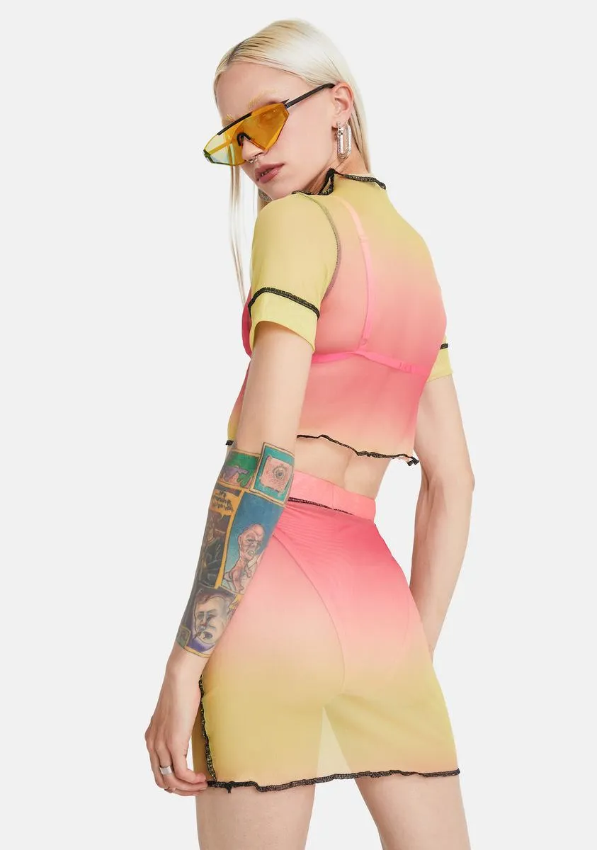 Crush Attention Needed Mini Skirt Set sold by Dolls Kill product image thumbnail 4