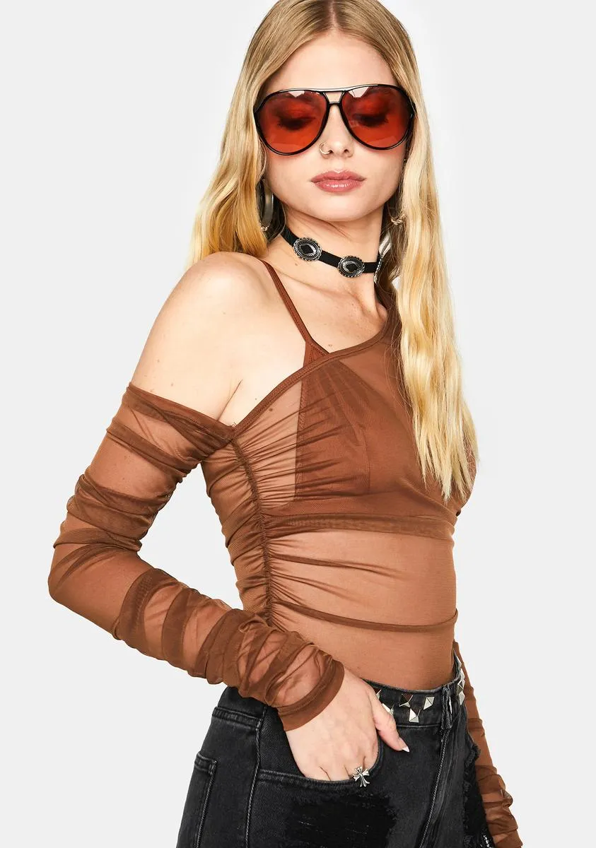 Ready Set Party Sheer Bodysuit sold by Dolls Kill product image thumbnail 2