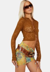 Coyote Lace Shirt sold by Dolls Kill