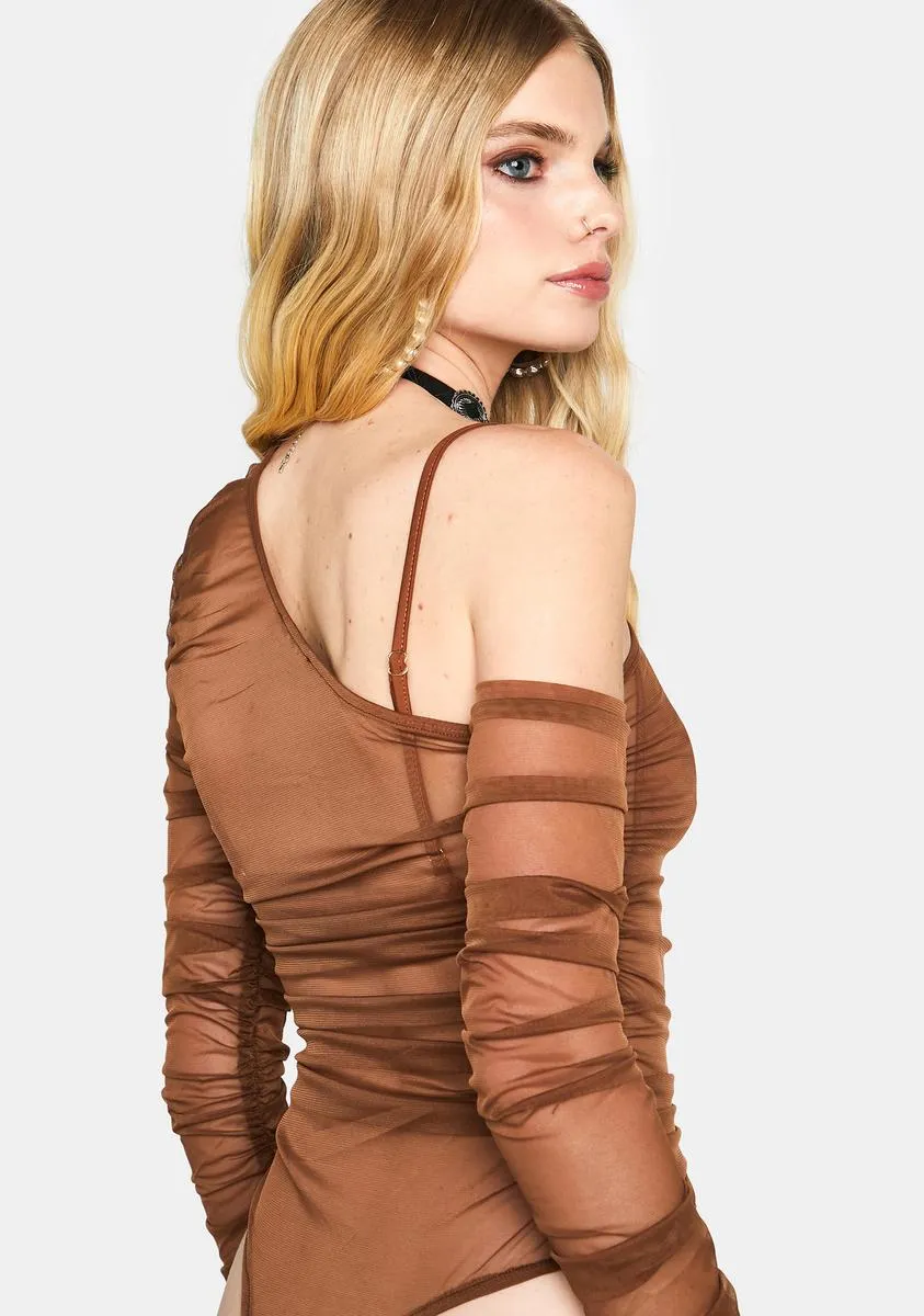 Ready Set Party Sheer Bodysuit sold by Dolls Kill product image thumbnail 4