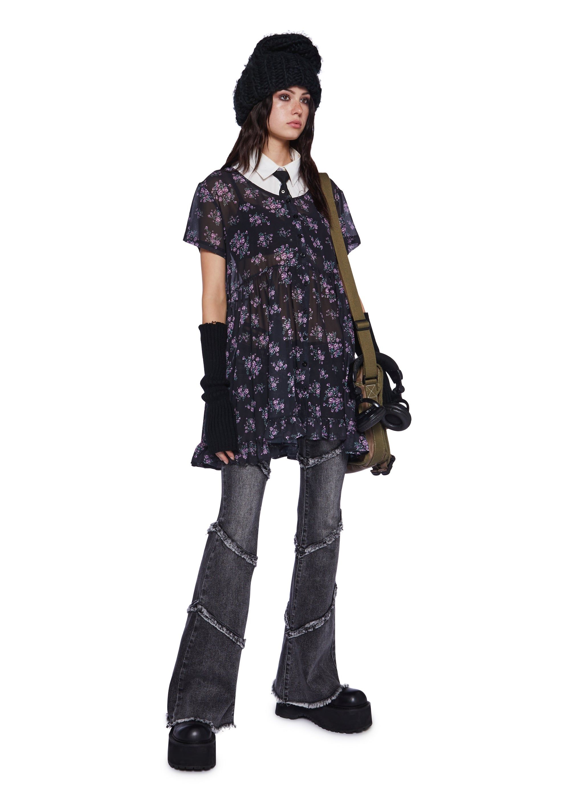 Serenade Innocence Babydoll Dress sold by Dolls Kill product image thumbnail 2