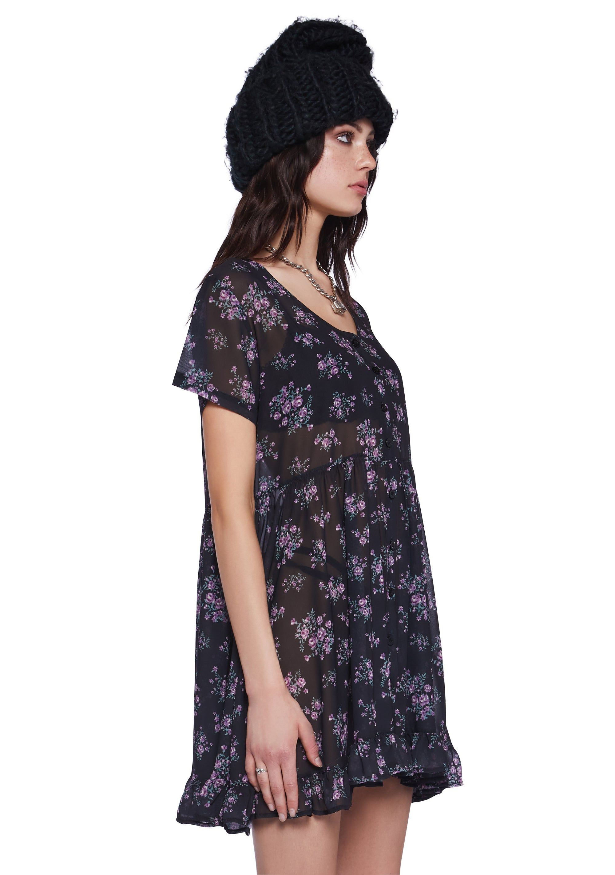 Serenade Innocence Babydoll Dress sold by Dolls Kill product image thumbnail 3