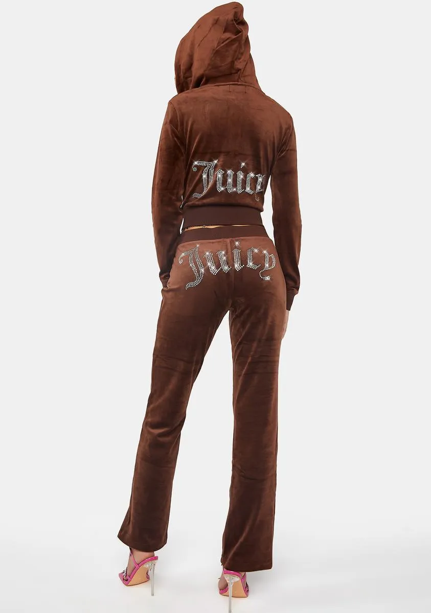Brown Sugar OG Bling Pants sold by Dolls Kill